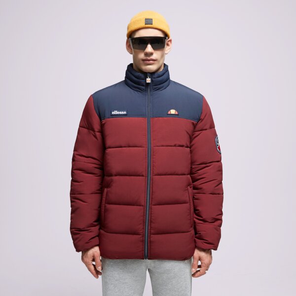 Kurtka zimowa męska ELLESSE KURTKA ZIMOWA NEBULA BRGND/NAVY PADDED JACKET shr12789803 kolor bordowy
