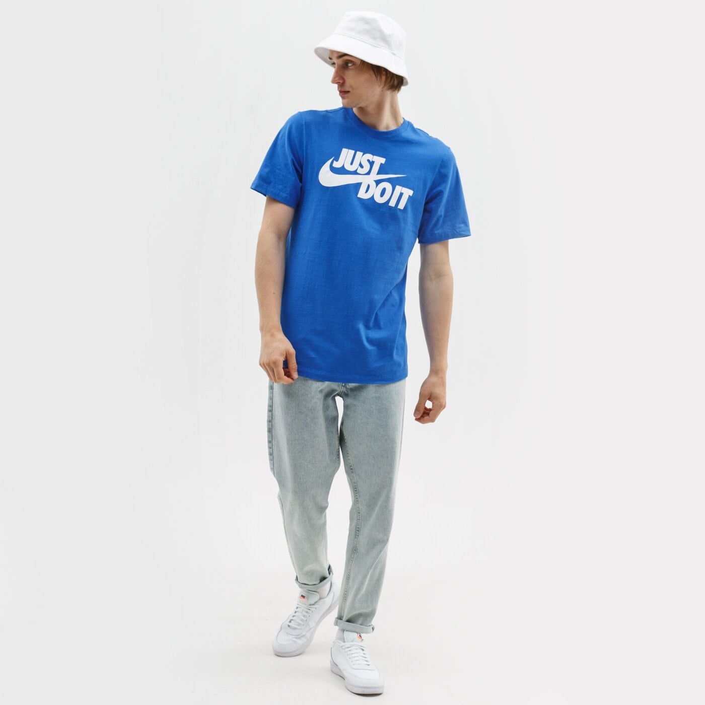 Koszulka męska NIKE T-SHIRT SPORTSWEAR JDI ar5006-480 kolor niebieski