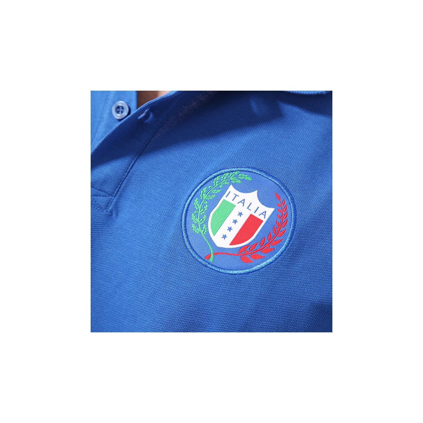 Koszulka polo męska UMBRO POLO 2014 - ITALIA POLO SHIRT 62368u030 kolor niebieski