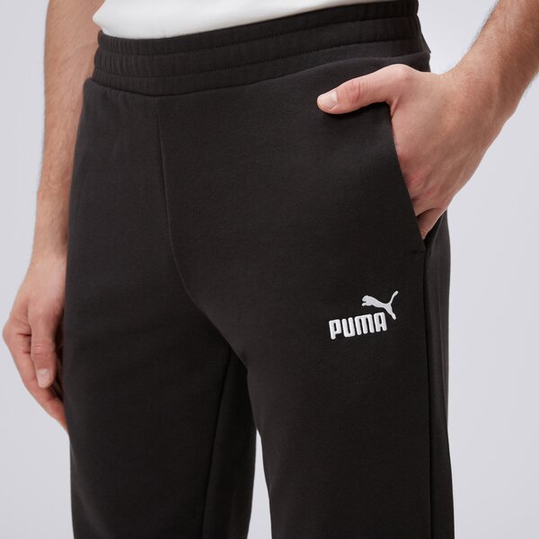 Spodnie dresowe męskie PUMA SPODNIE ESS NO. 1 LOGO SLIM 68264401 kolor czarny
