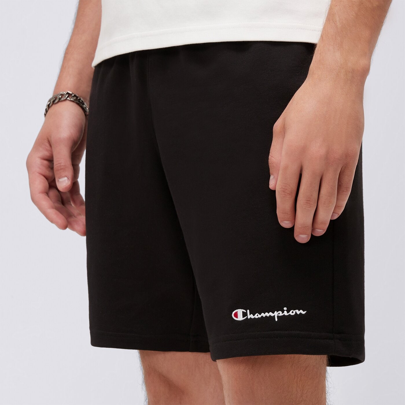 Spodenki męskie CHAMPION SZORTY BERMUDA 219906kk001 kolor czarny