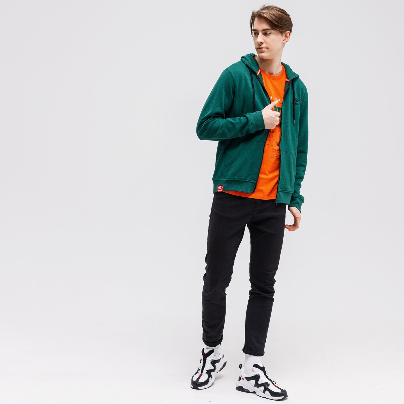 Koszulka męska UMBRO T-SHIRT ANTAVAS ul121tsm56001 kolor pomarańczowy