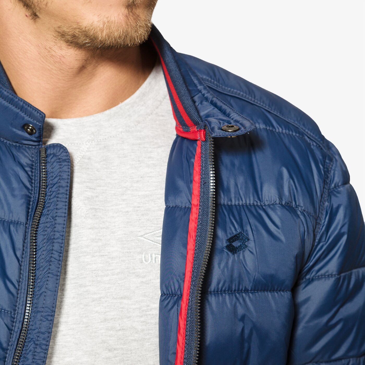 Kurtka zimowa męska LOTTO KURTKA TRAPAZ lo37kum38002 kolor granatowy