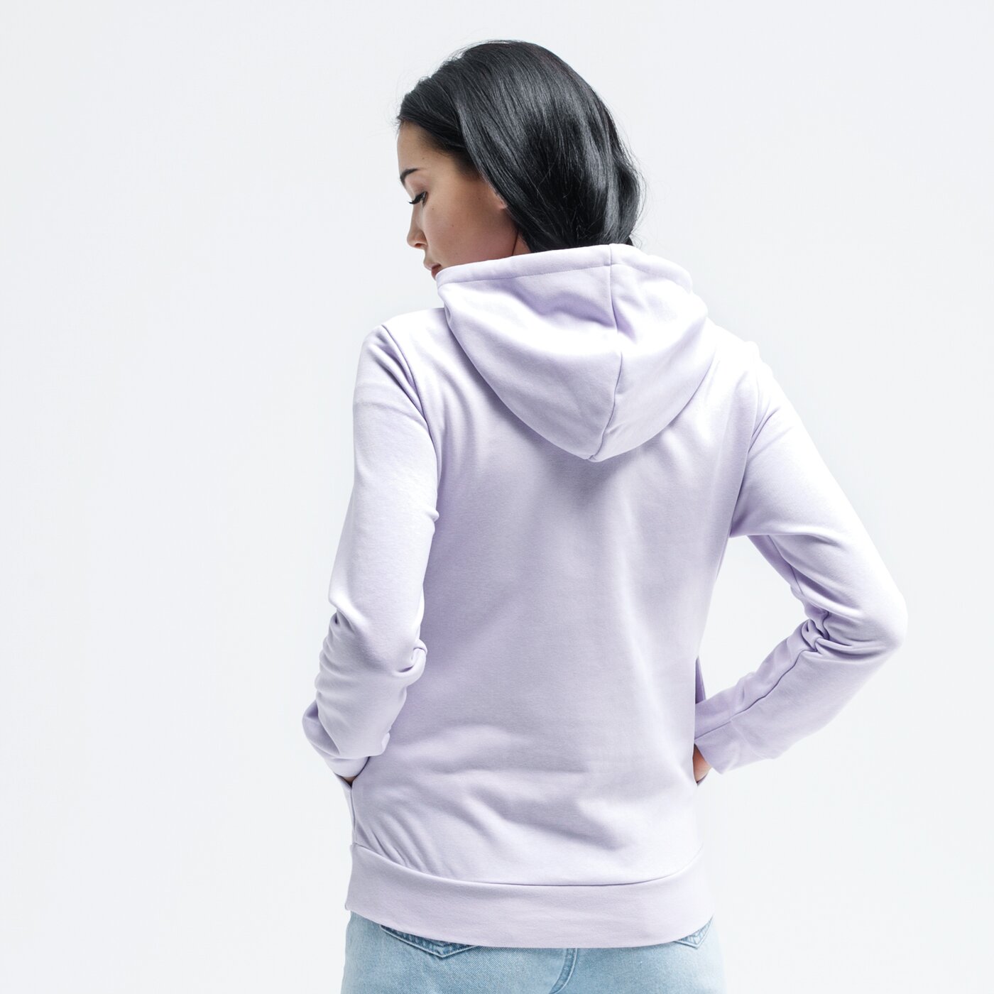 Bluza damska ADIDAS BLUZA Z KAPTUREM W E LIN OH HD fm6438 kolor fioletowy