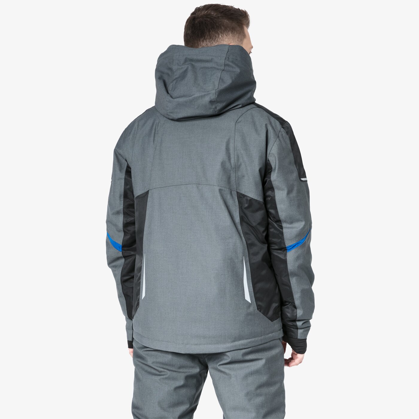 Kurtka zimowa męska FEEWEAR KURTKA NARCIARSKA ICEFIELD fw38kum51001 kolor szary