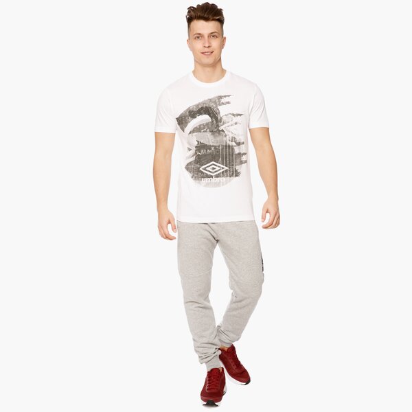 Koszulka męska UMBRO T-SHIRT LIBERO ul17tsm18001 kolor biały