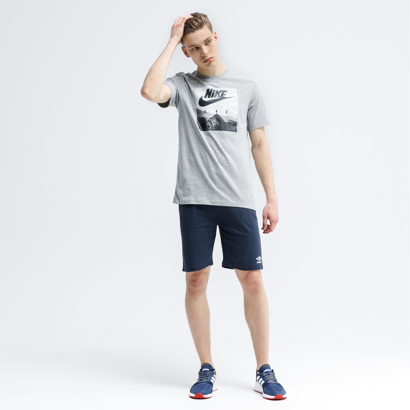 Koszulka męska NIKE T-SHIRT AIR ck4280-063 kolor szary