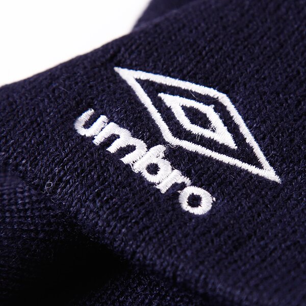 Czapka zimowa męska UMBRO CZAPKA CLASSIC BEANIE LOGO NAVY ul33cam08 kolor granatowy