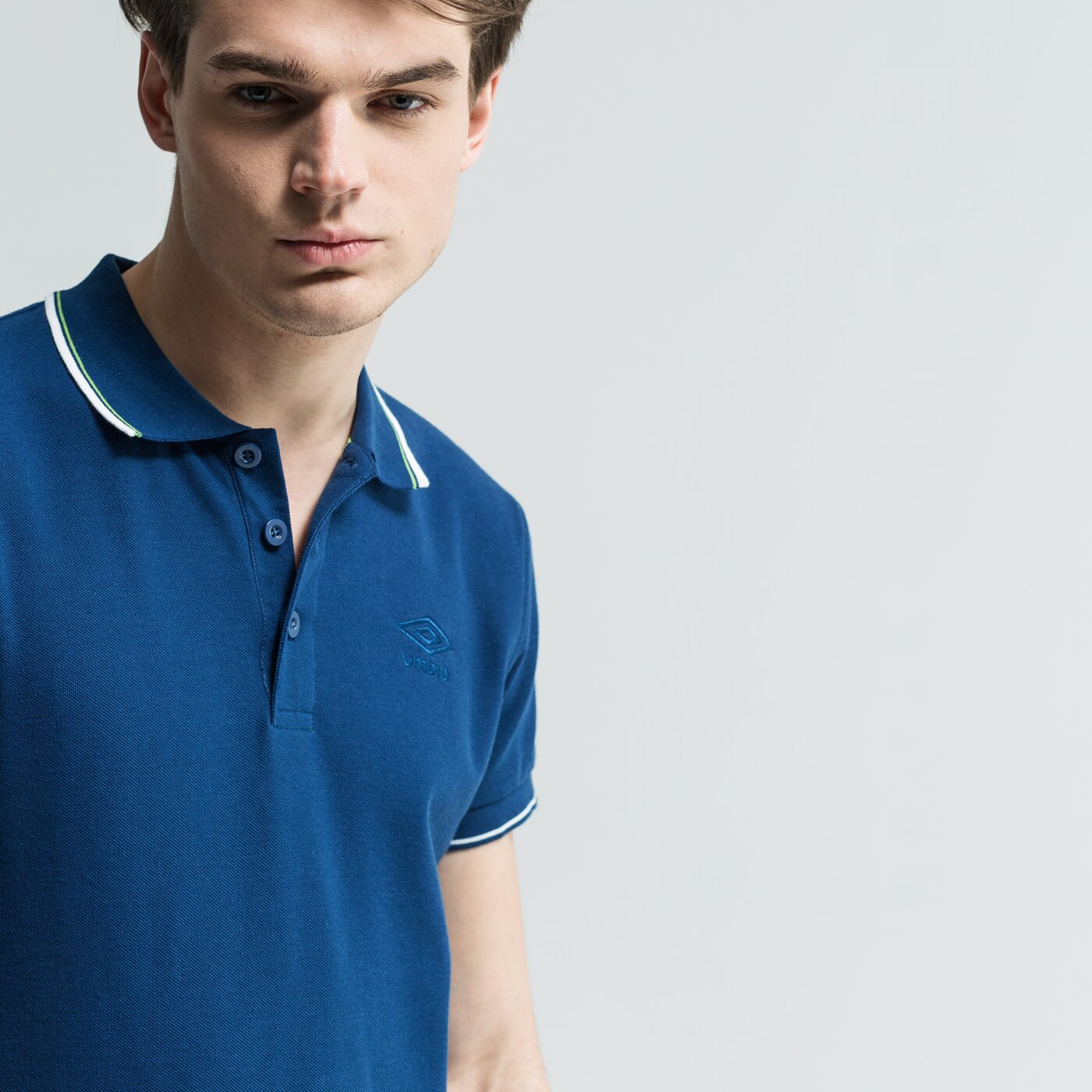 Koszulka polo męska UMBRO POLO NATLO ul19pom06004 kolor granatowy