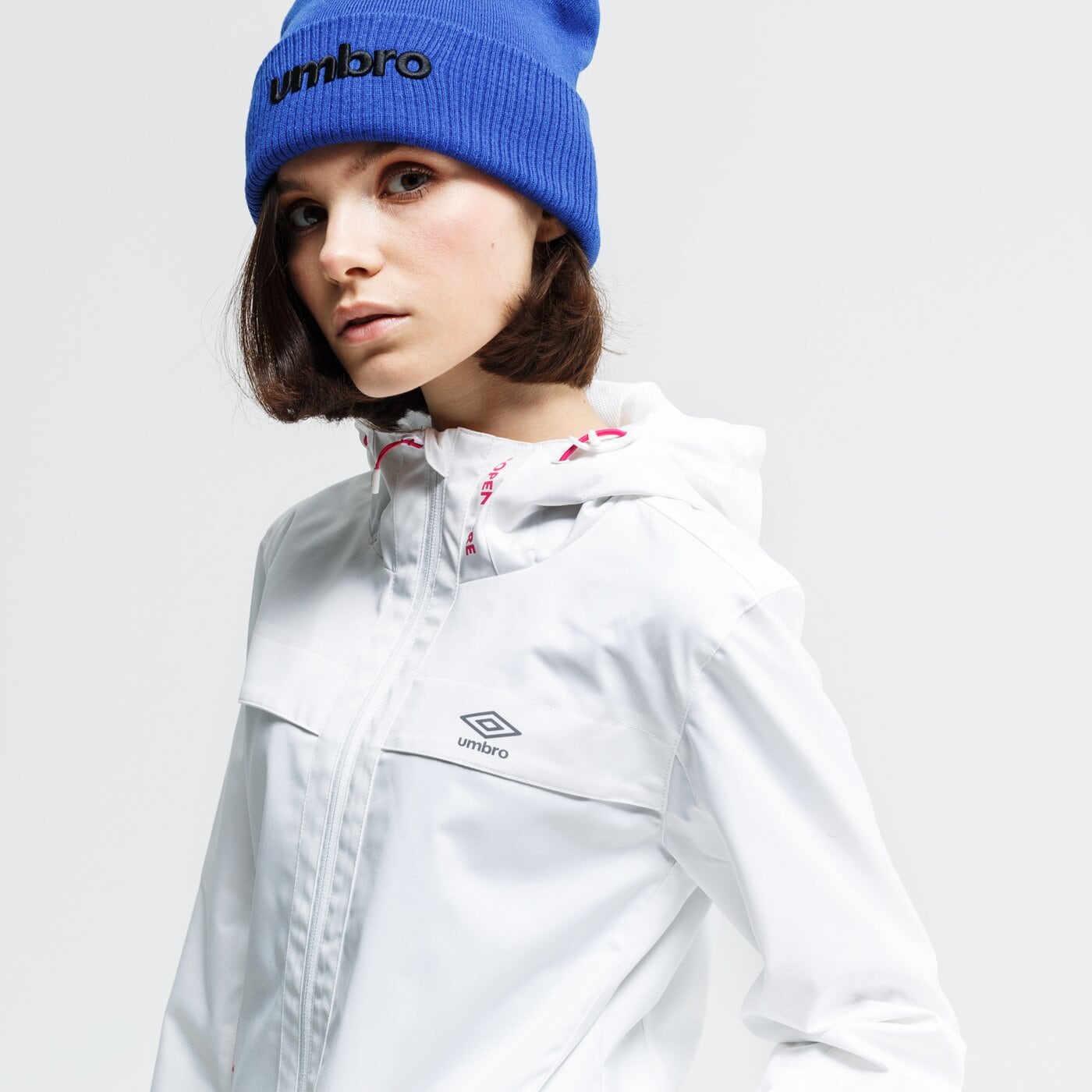 Kurtka przejściowa damska UMBRO KURTKA BENINA ul120kud02001 kolor biały