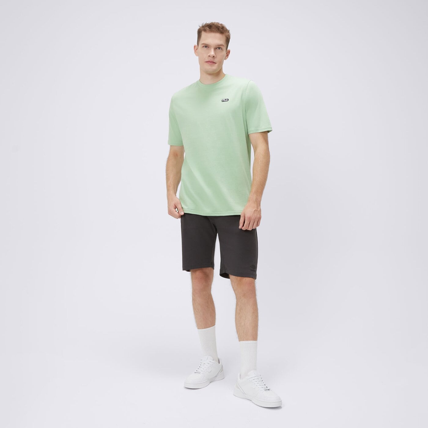 Spodenki męskie UMBRO SZORTY HOLTON ul125szm93001 kolor szary