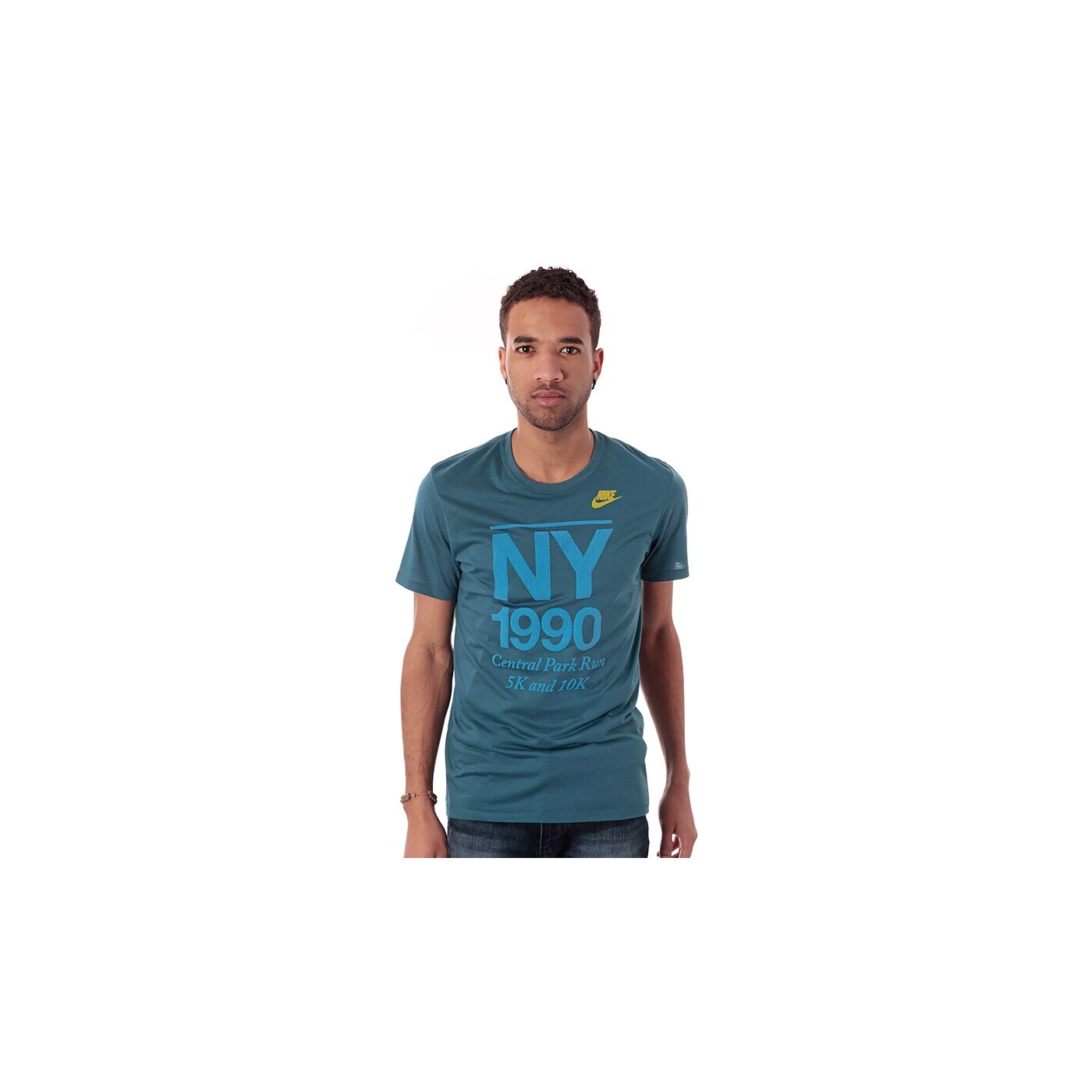 Koszulka męska NIKE T-SHIRT GLORY TOP NY 617867352 kolor zielony