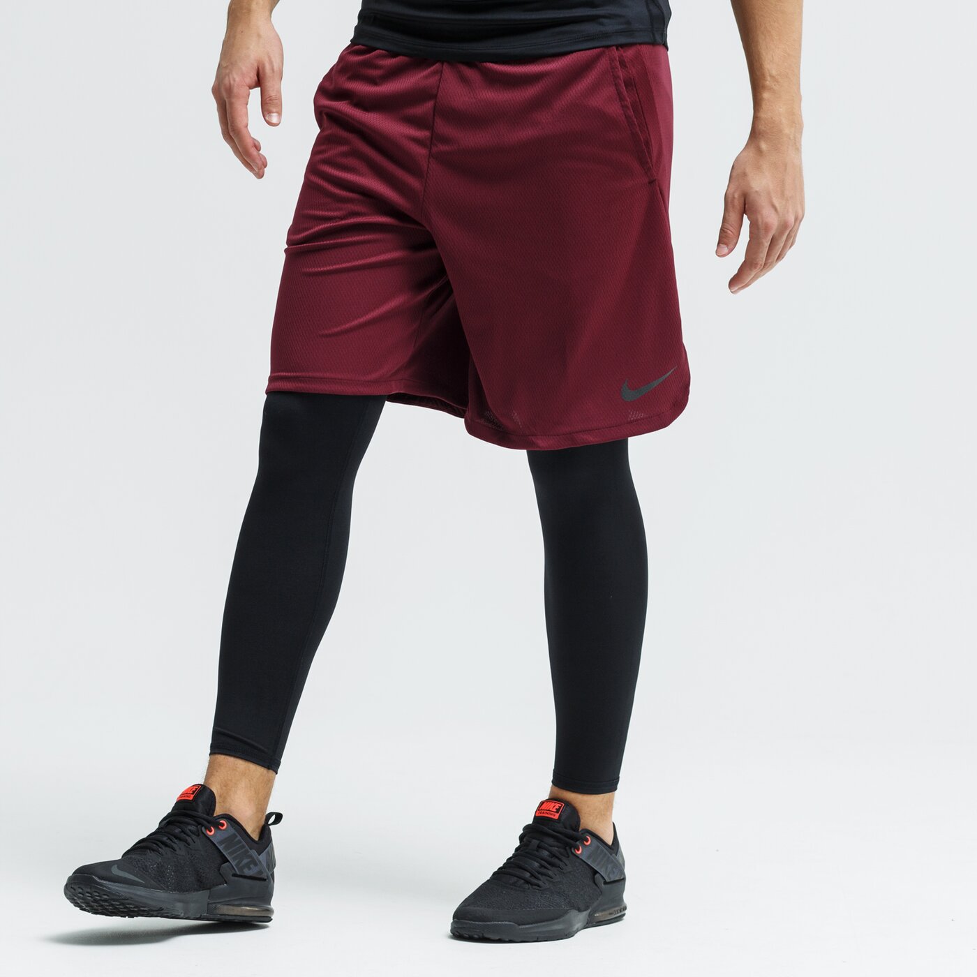 Spodenki męskie NIKE SZORTY DRY 890811-681 kolor bordowy