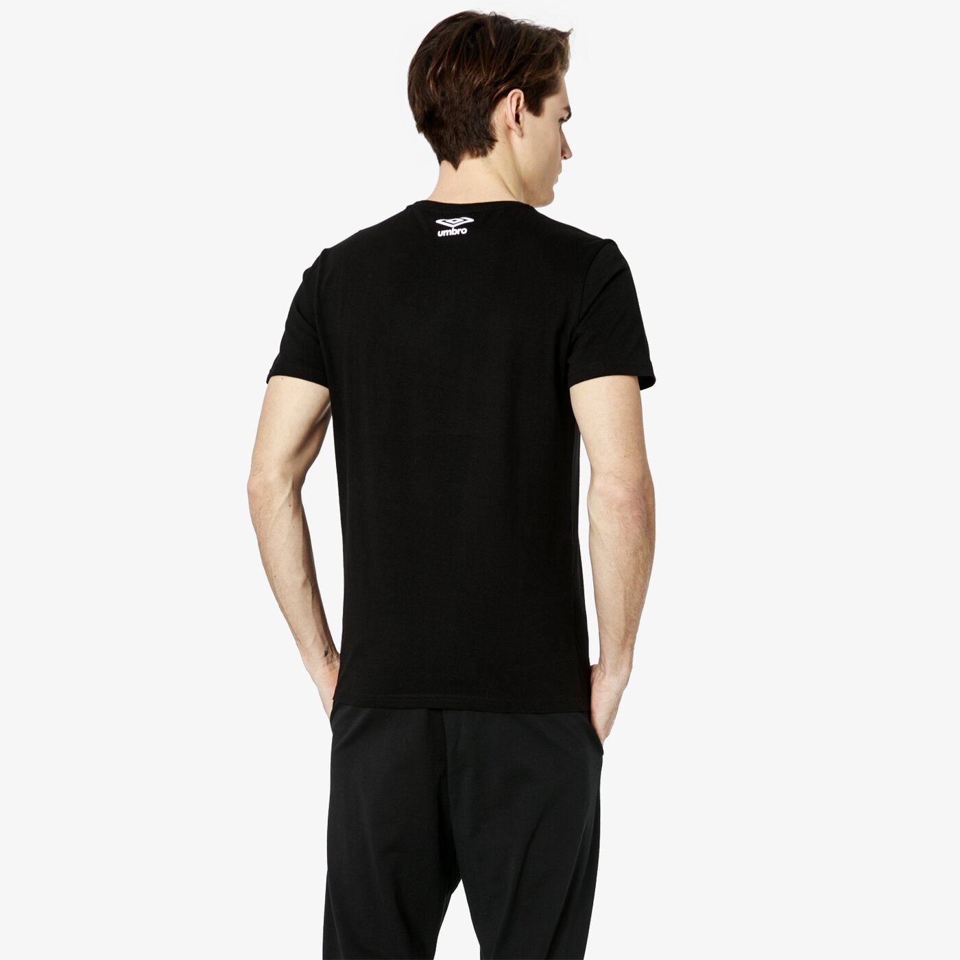 Koszulka męska UMBRO T-SHIRT SS LAKAZO ul19tsm44002 kolor czarny