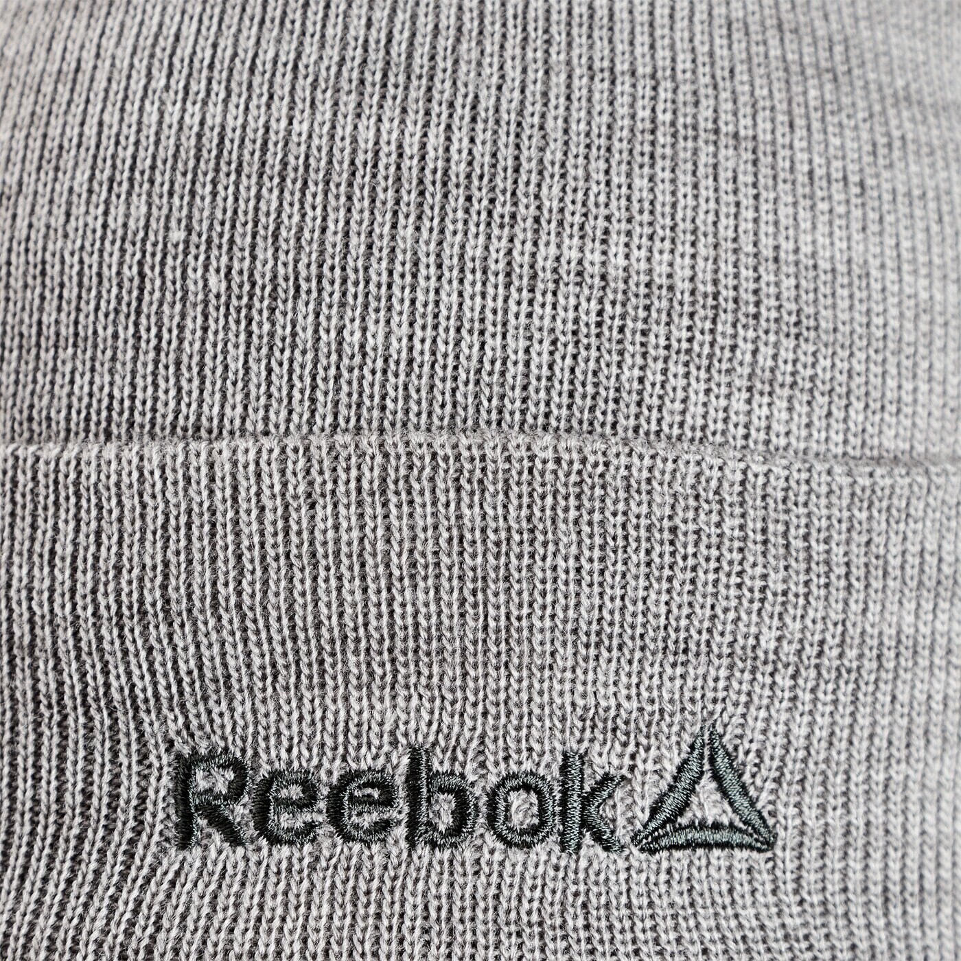 Czapka zimowa damska REEBOK CZAPKA ZIMOWA FOUND LOGO BEANIE ec5588 kolor szary
