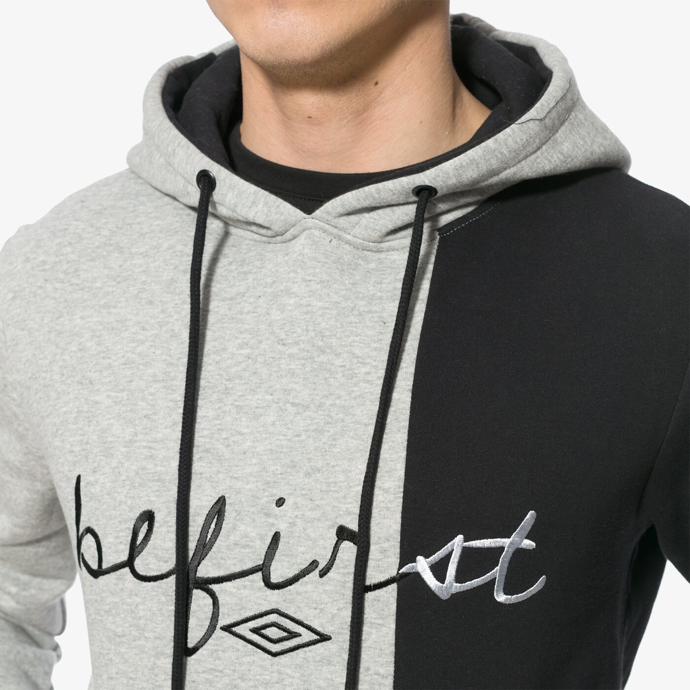 Bluza męska UMBRO BLUZA BADGER ul18blm06001 kolor szary