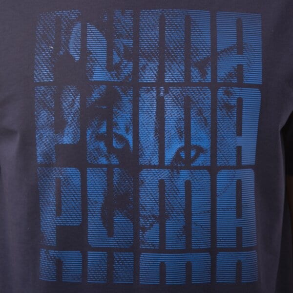 Koszulka męska PUMA T-SHIRT HIDING CAT TEE 83243106 kolor granatowy