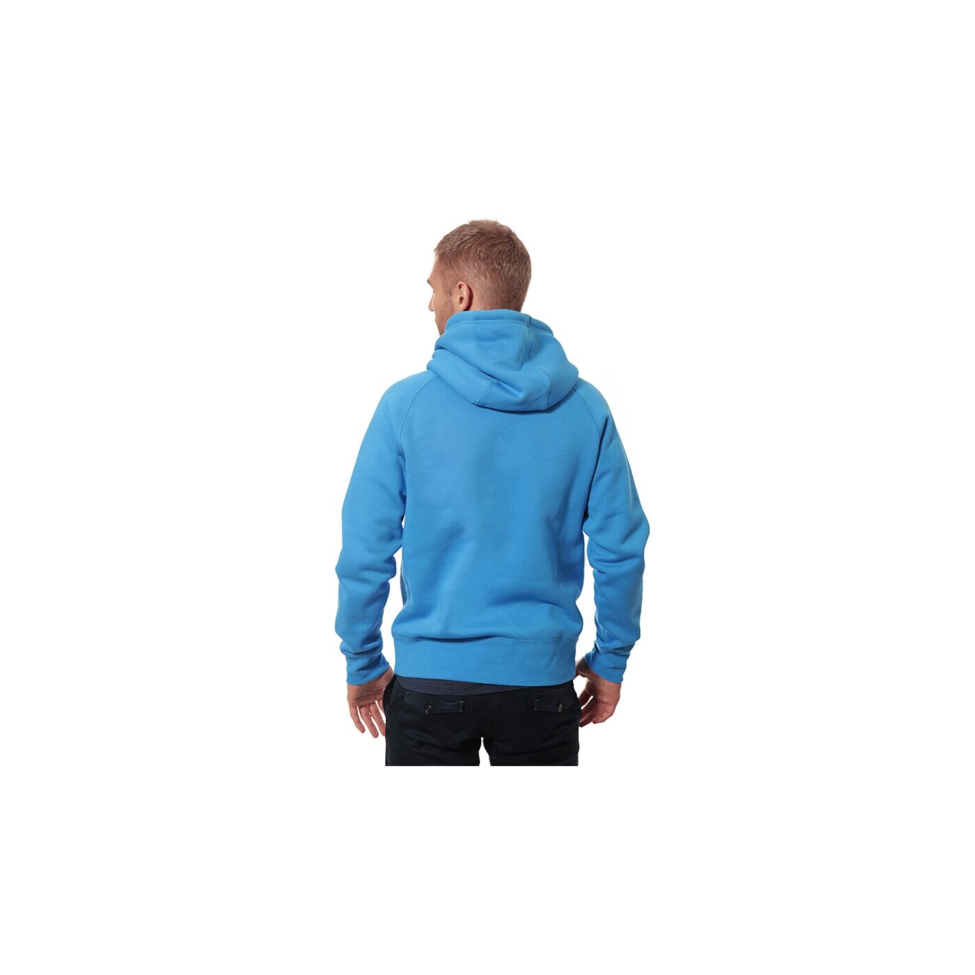 Bluza męska NIKE BLUZA AW77 FLC HOODY-LOGO 26 DE 620598463 kolor niebieski