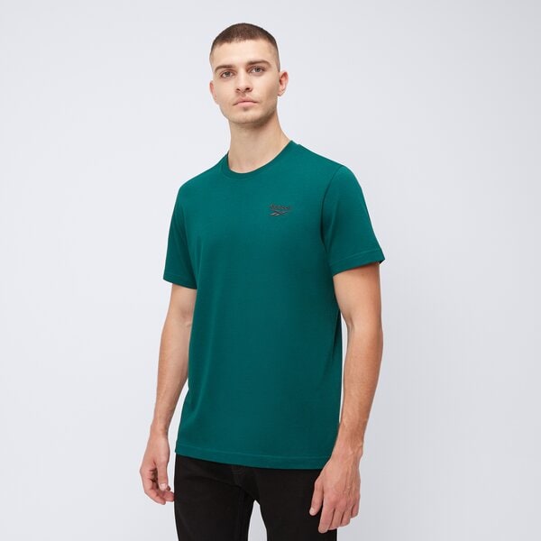 Koszulka męska REEBOK T-SHIRT IDENTITY SMALL LOGO TEE 100221309 kolor zielony