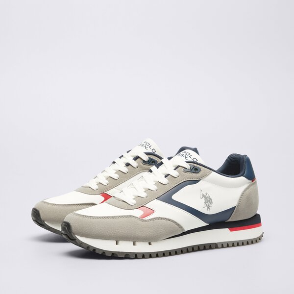 Buty sportowe męskie U.S. POLO ASSN. JUSTIN001 justin001whidbl06 kolor biały