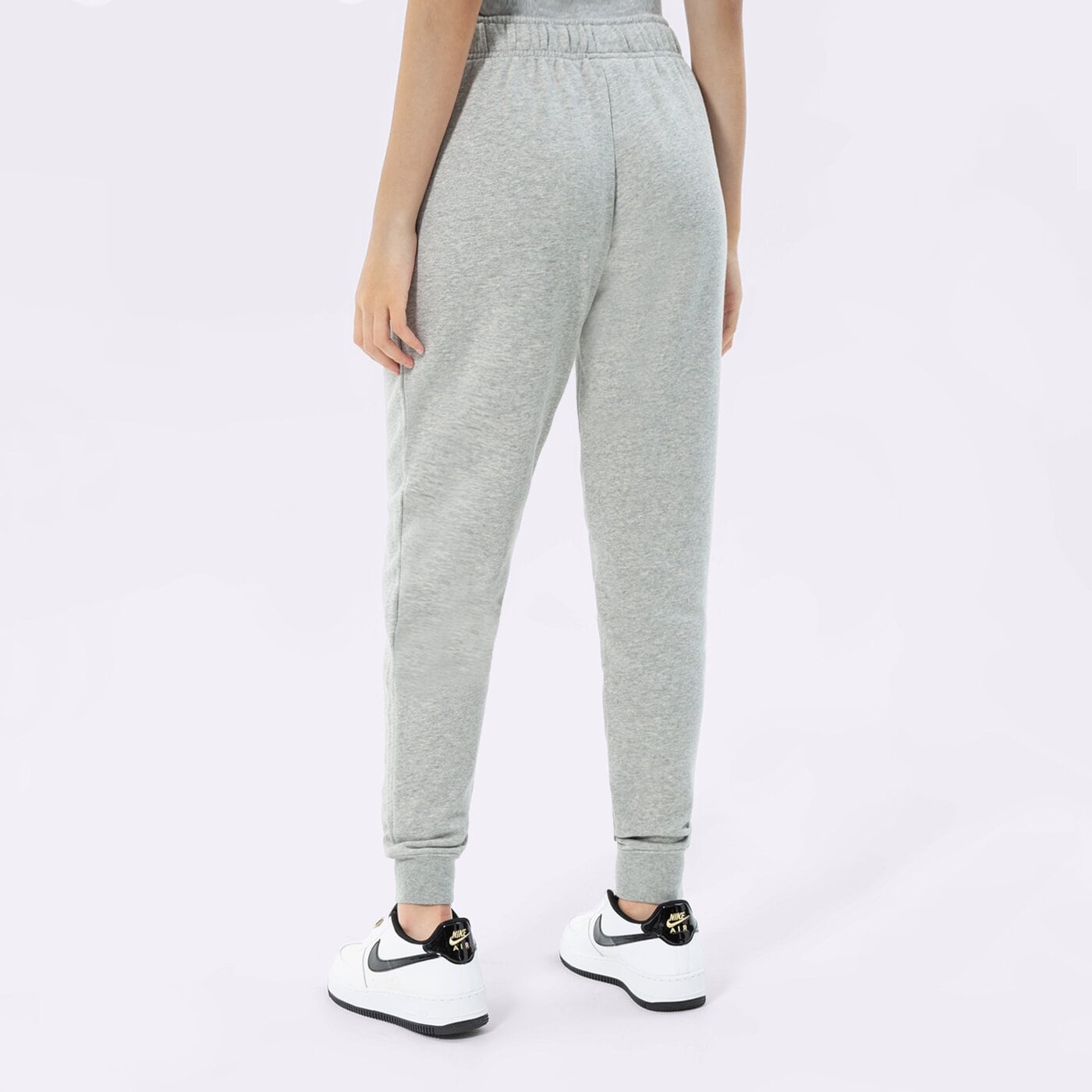 Spodnie dresowe damskie NIKE SPODNIE W NSW CLUB FLC MR PANT STD dq5191-063 kolor szary