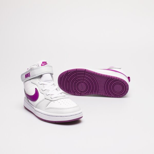 Buty dziecięce NIKE COURT BOROUGH MID 2 cd7783-009 kolor biały