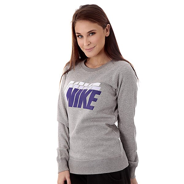 Bluza damska NIKE BLUZA NIKE CLUB CREW 545537066 kolor szary