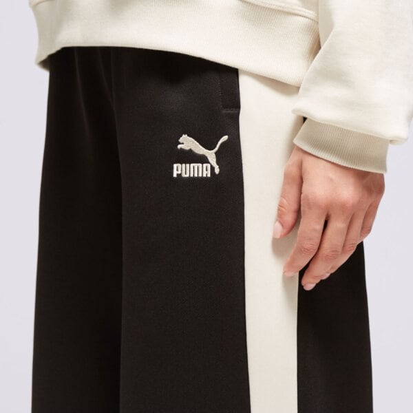 Spodnie dresowe damskie PUMA SPODNIE RELAXED TRACK 62502501 kolor czarny