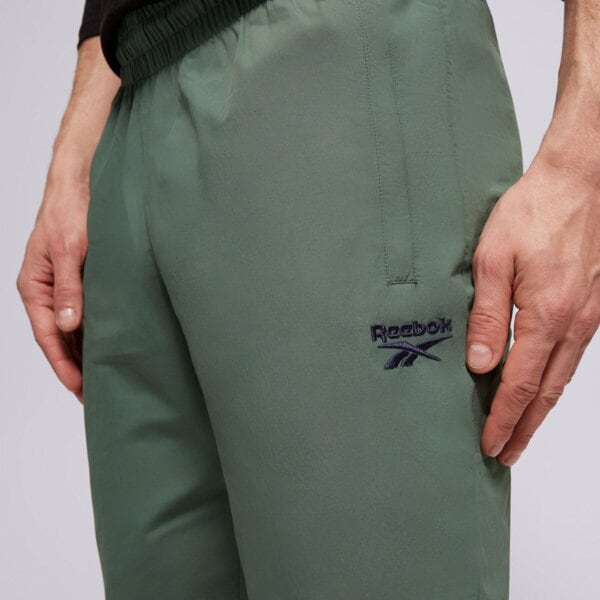 Spodnie dresowe męskie REEBOK SPODNIE CL F FR TRACKPANT 100206049 kolor zielony