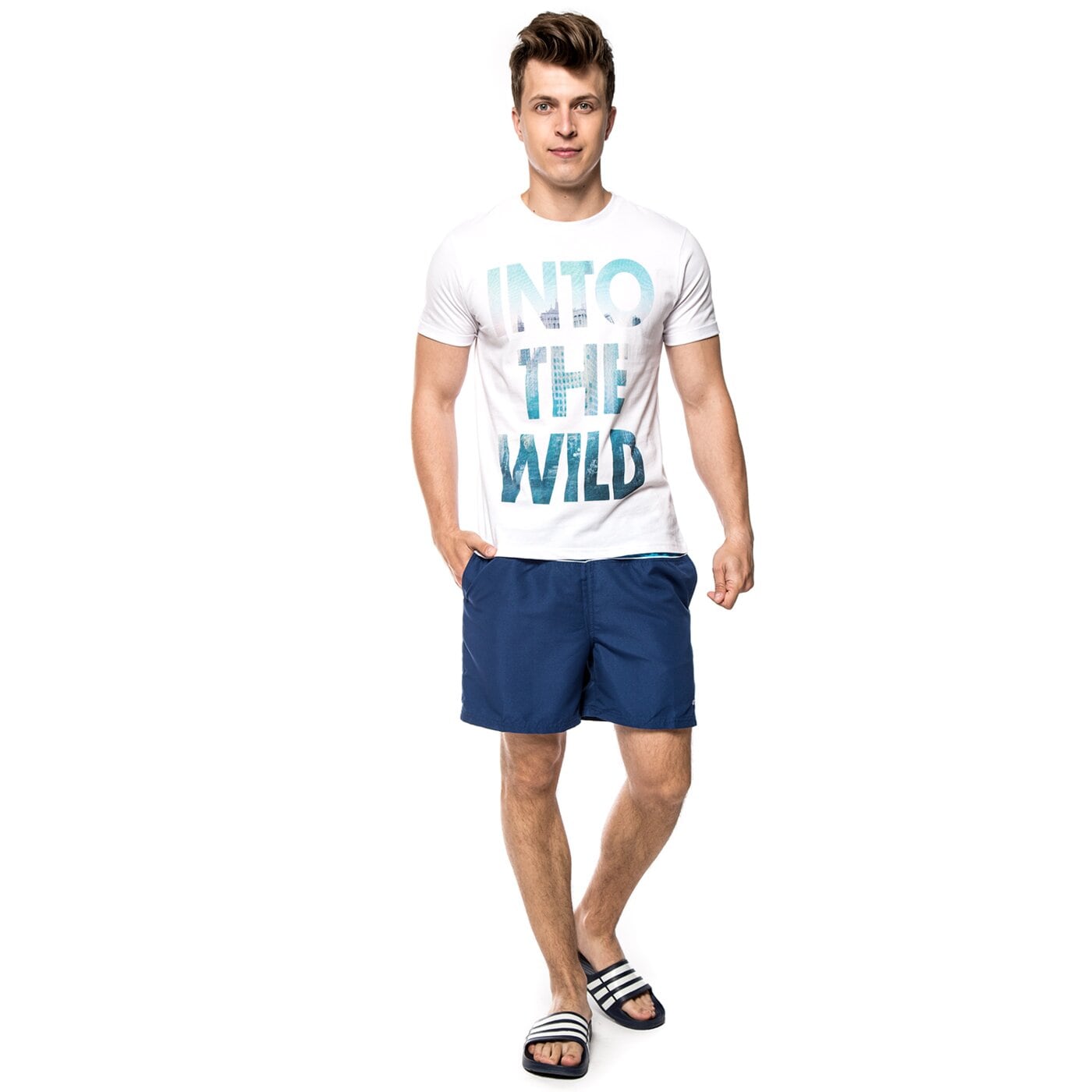 Koszulka męska FEEWEAR T-SHIRT CEDROS fw16tsmpr070 kolor biały