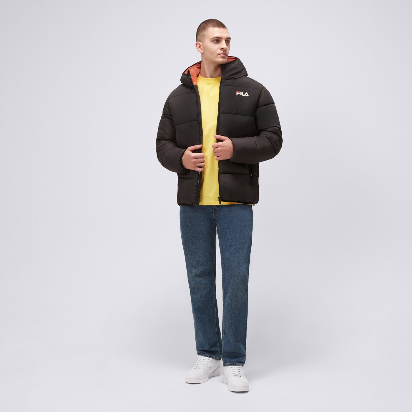 Koszulka męska FILA T-SHIRT DRINGO ss23spm229507 kolor żółty