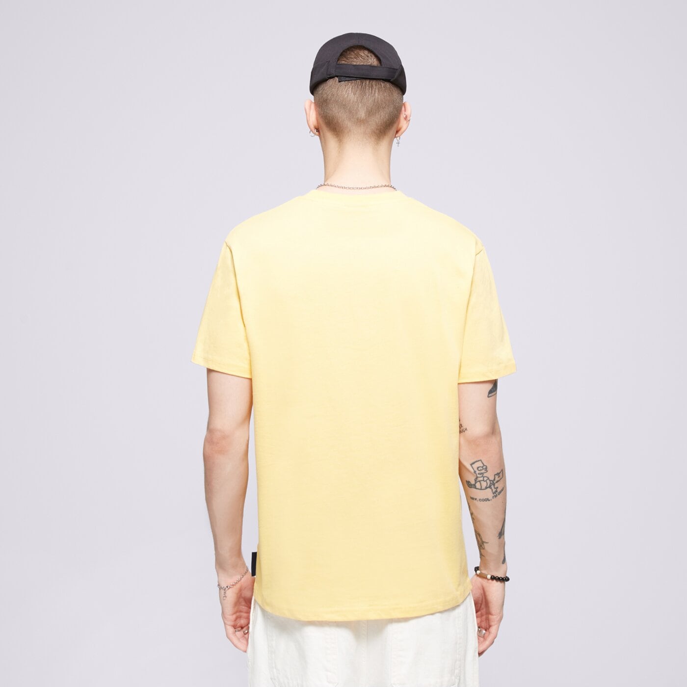 Koszulka męska ELLESSE T-SHIRT AZZINA YELLOW smg19603606 kolor żółty