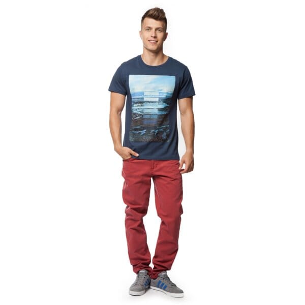 Koszulka męska FEEWEAR T-SHIRT VIRETE fw35tsm07001 kolor niebieski