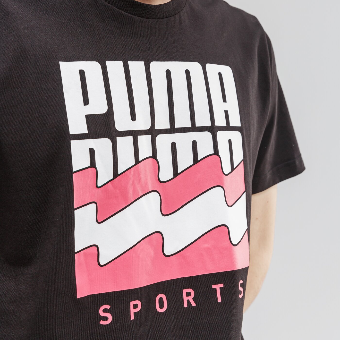 Koszulka męska PUMA T-SHIRT SUMMER GRAPHIC 581553 01 kolor czarny