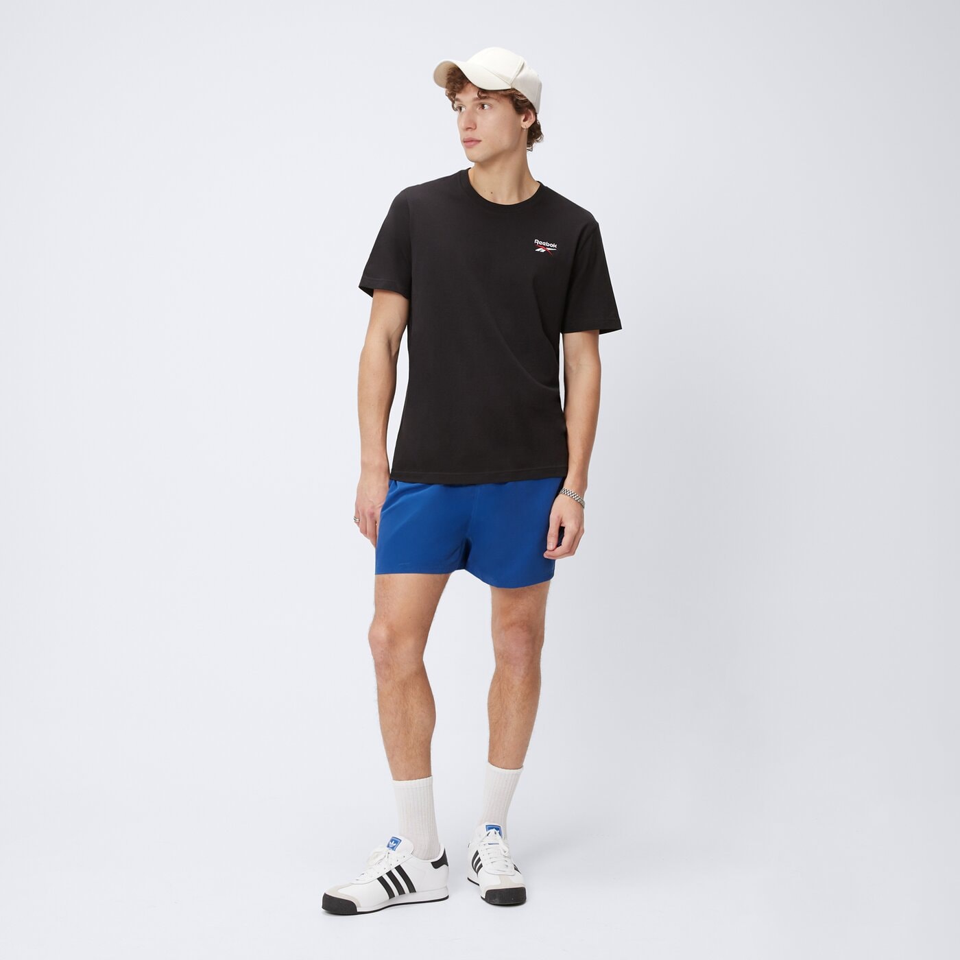 Koszulka męska REEBOK T-SHIRT IDENTITY SMALL LOGO TEE 100221874 kolor czarny