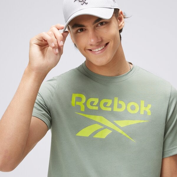 Koszulka męska REEBOK T-SHIRT RI BIG LOGO hs4978 kolor zielony