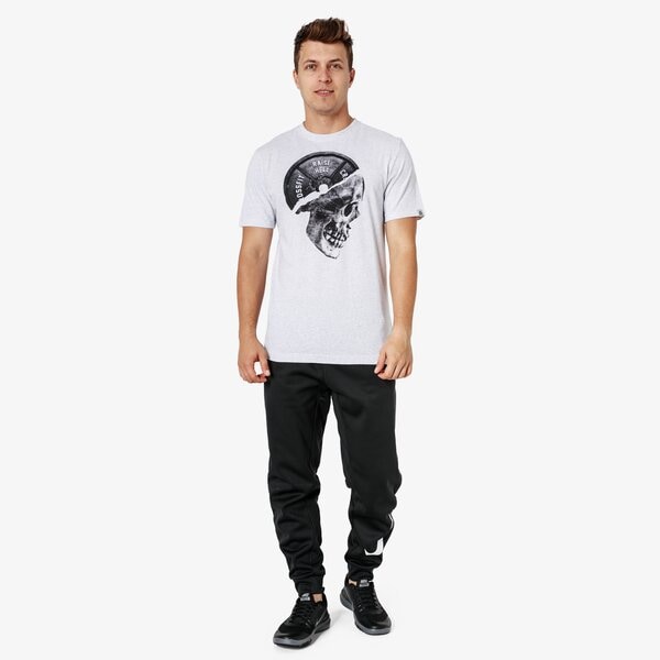 Koszulka męska REEBOK T-SHIRT SS CF PLATED SKULL TEE dh3693 kolor szary