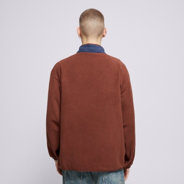 Bluza męska NEW BALANCE POLAR FLEECE 1/2 ZIP mt43518rok kolor brązowy