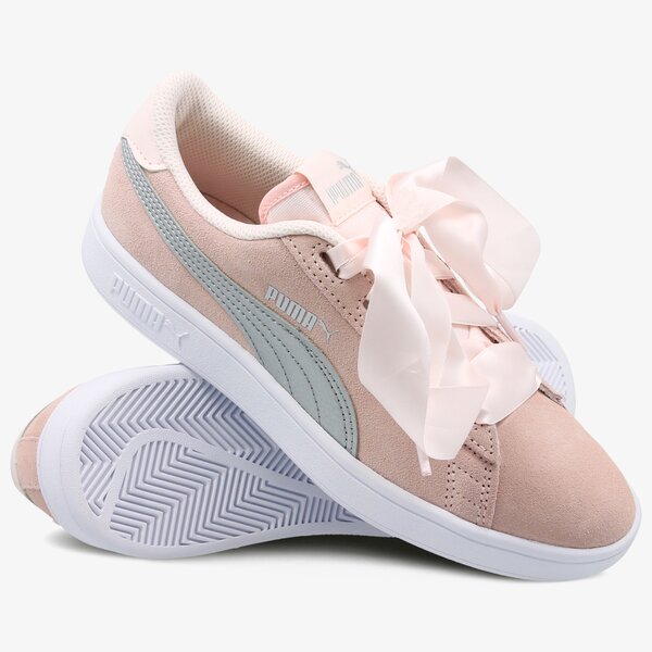 Buty dziecięce PUMA SMASH V2 RIBBON JR 36600302 kolor różowy