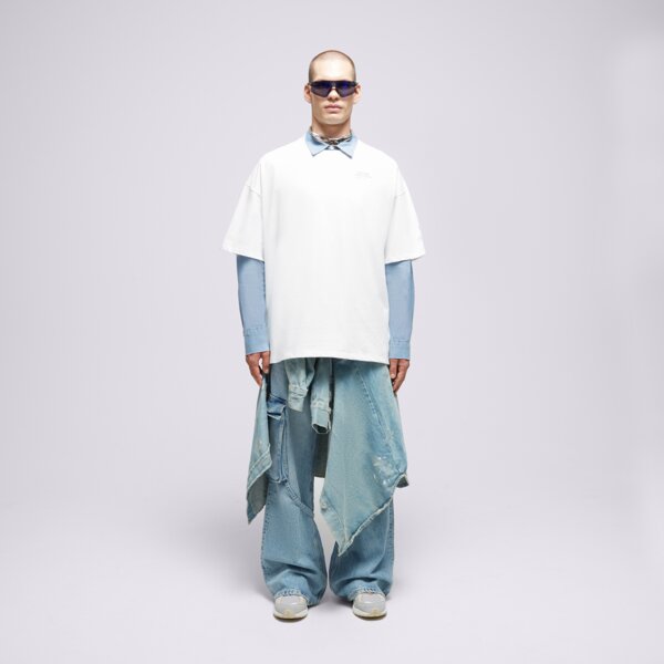 S.NOW JOB SIZEER T SHIRT “MAYBE”-NATURAL WHITE si123tsu50001 kolor biały