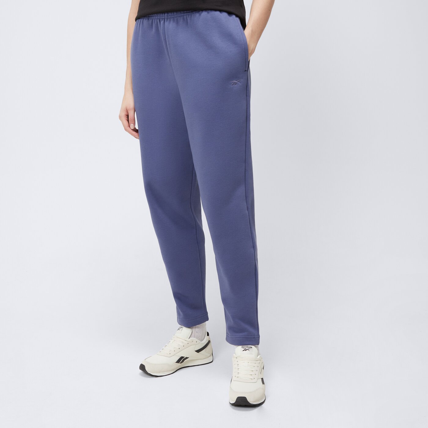 Spodnie dresowe damskie REEBOK SPODNIE LUX PANT 100214778 kolor fioletowy