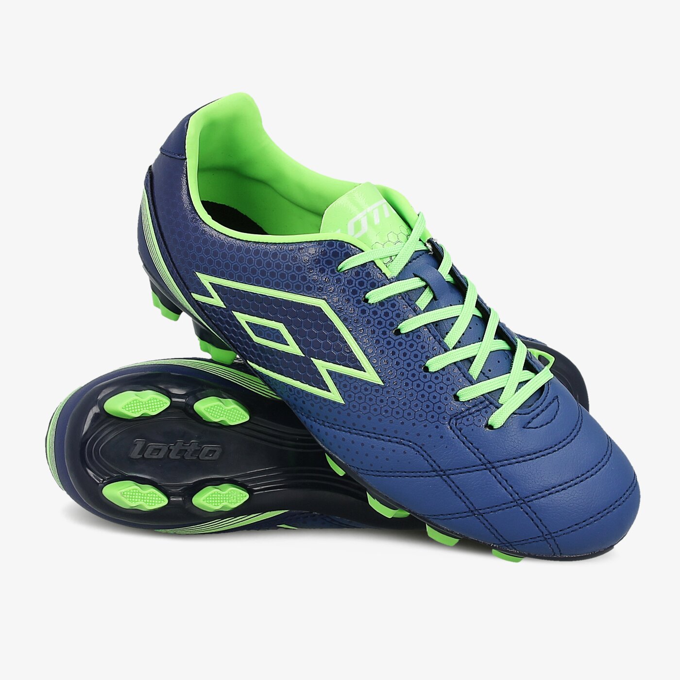 Buty piłkarskie dla dzieci LOTTO SPIDER 700 XIII FGT JR s7165 kolor niebieski