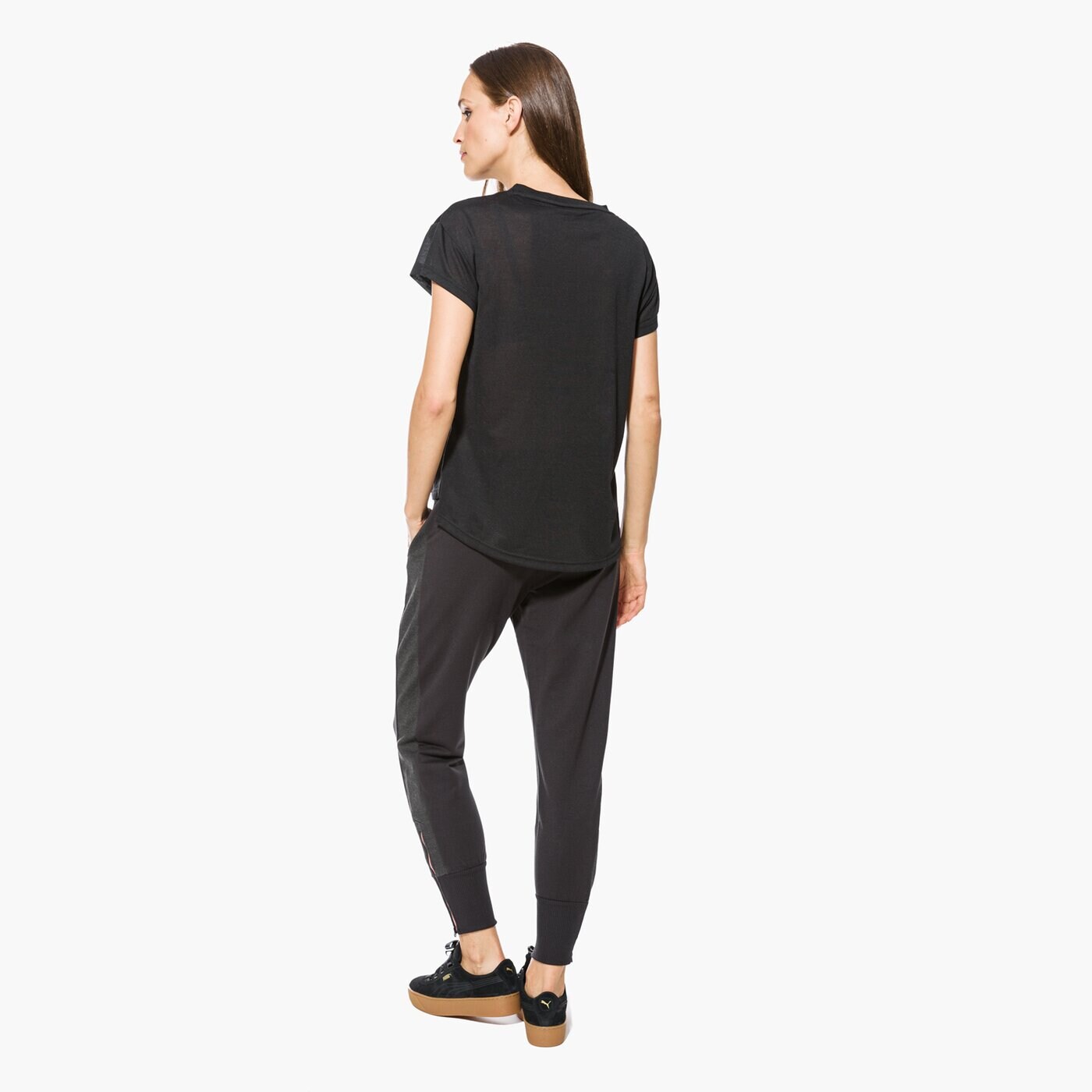 Koszulka damska PUMA T-SHIRT SS URBAN SPORTS TREND W 59398201 kolor czarny