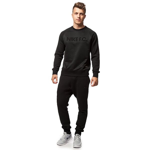 Bluza męska NIKE BLUZA FC AW77 LS CREW 687933010 kolor czarny