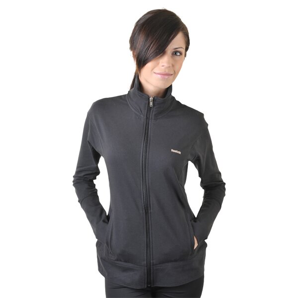 Bluza damska REEBOK BLUZA   AB KNIT JKT BLACK o42996 kolor czarny