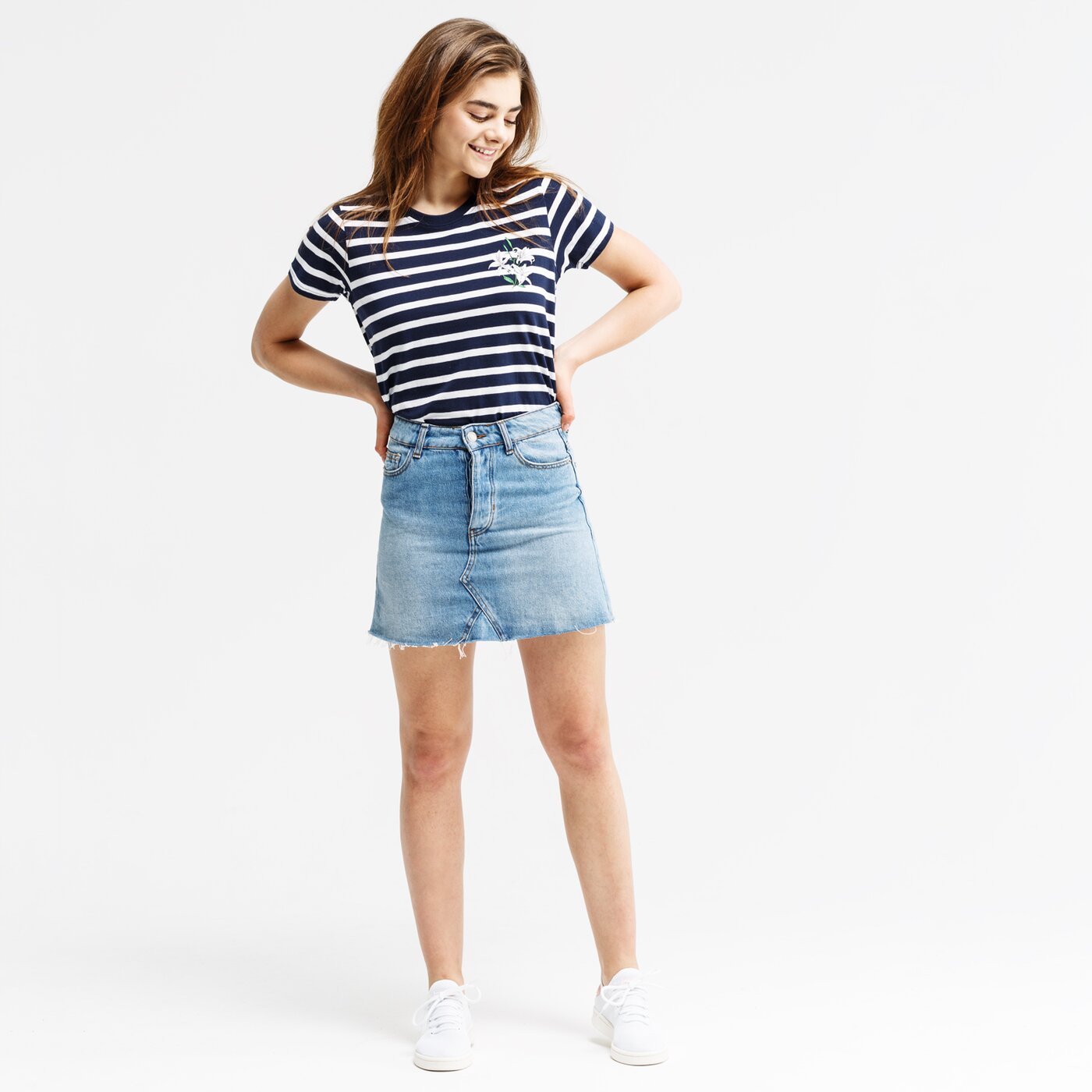 Koszulka damska FEEWEAR T-SHIRT SS MORAT fw19tsd25001 kolor granatowy