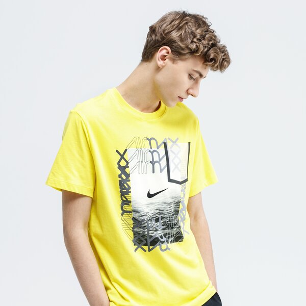 Koszulka męska NIKE T-SHIRT M NSW CLUB FT ck2793-731 kolor żółty