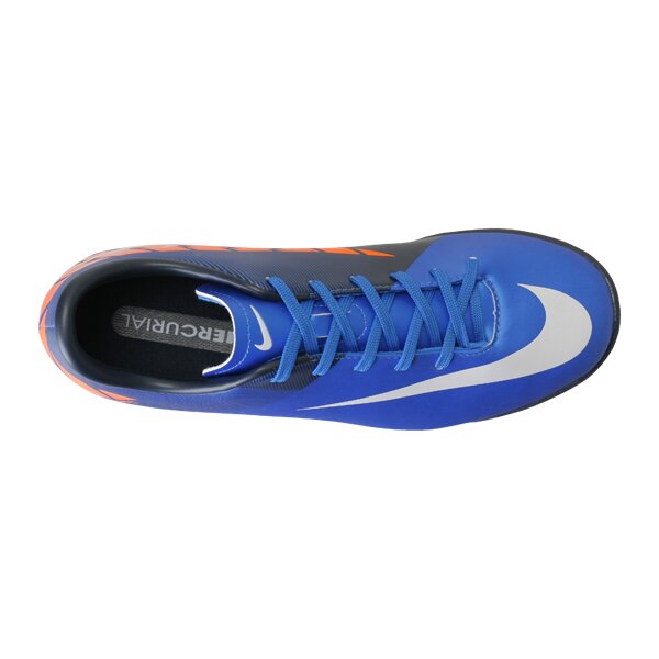 Buty piłkarskie dla dzieci NIKE JR MERCURL VCTRY II IC 441987408 kolor niebieski