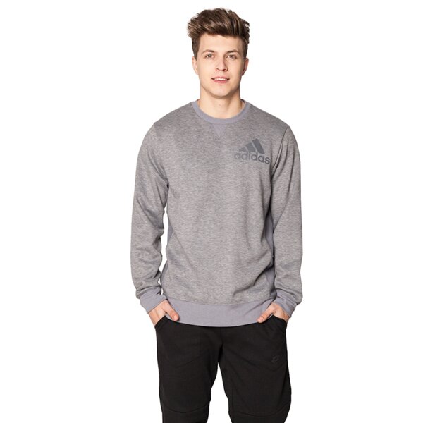 Bluza męska ADIDAS BLUZA PRIME CREW ak0689 kolor szary