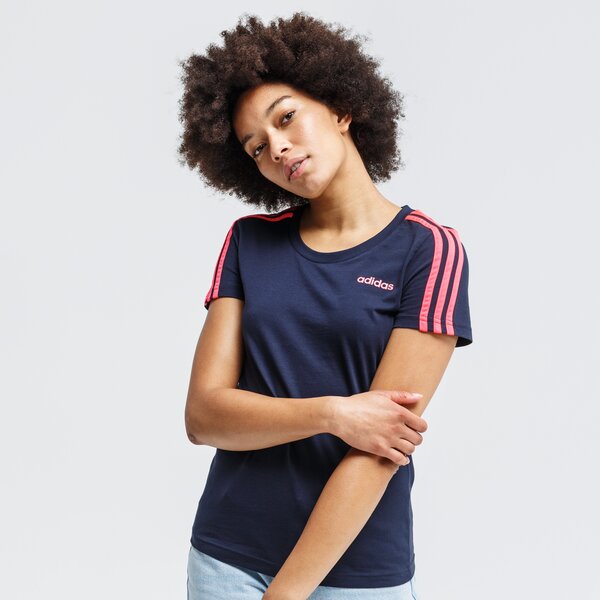 Koszulka damska ADIDAS T-SHIRT W E 3S SLIM gd3035 kolor granatowy